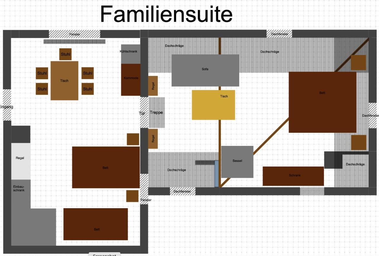 Familiensuite, Zwei Zimmer, Mitbenutzung Von Kuche Und Bad Rott Zewnętrze zdjęcie